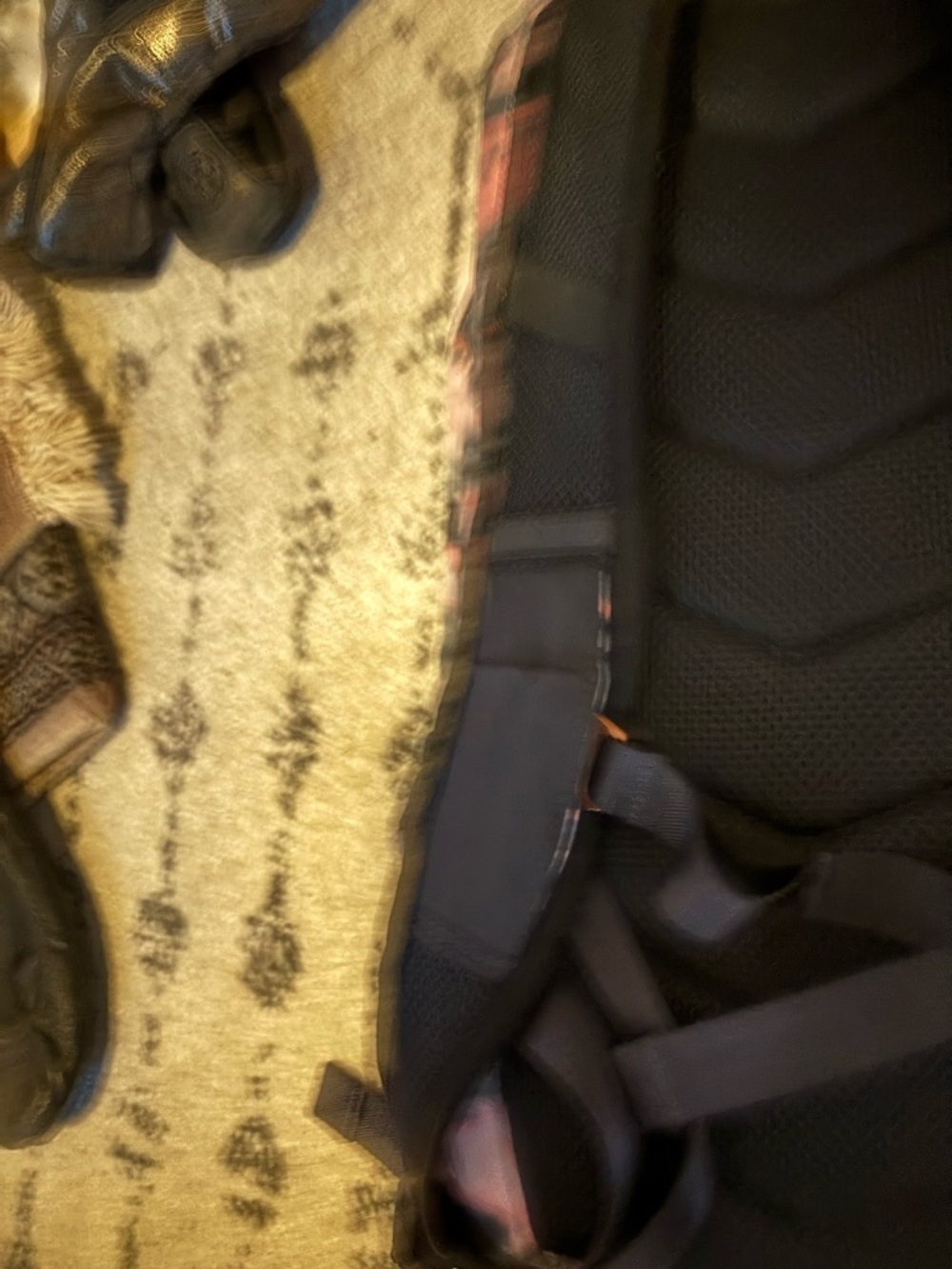 Lululemon Pink & Black Camouflage Backpack with rose gold hardware - Picture 2 of 3